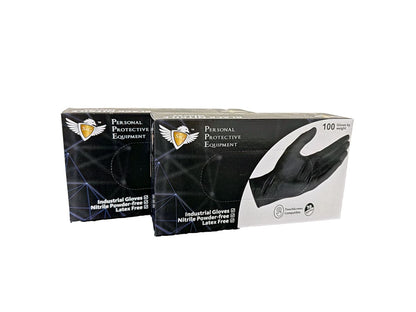 Black Nitrile Gloves 3 Mil I 200 Pieces