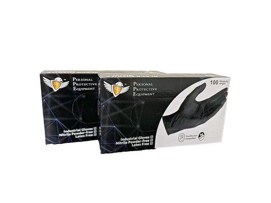 Black Nitrile Gloves 3 Mil I 200 Pieces