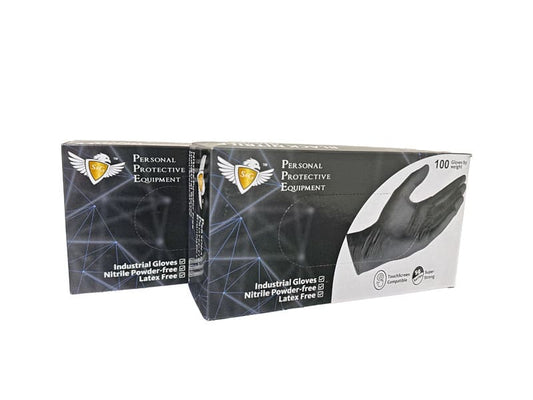 Black Nitrile Gloves 5 Mil | 200 Pieces