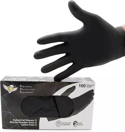 Black Nitrile Gloves 5 Mil I 1000 Pieces